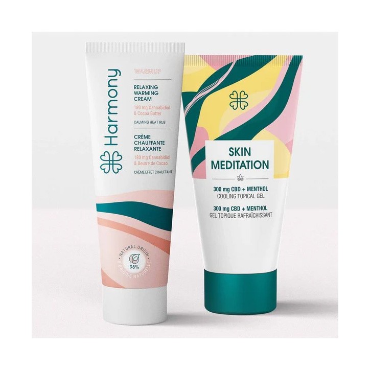 Gel topique rafraîchissant Menthol + CBD 300mg 60ml - Harmony Gel topique rafraîchissant Menthol + CBD 300mg 60ml - Harmony