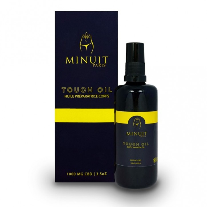 Touch Oil huile préparatrice corps CBD 1000mg 100ml - Minuit Paris Touch Oil huile préparatrice corps CBD 1000mg 100ml - Minuit Paris