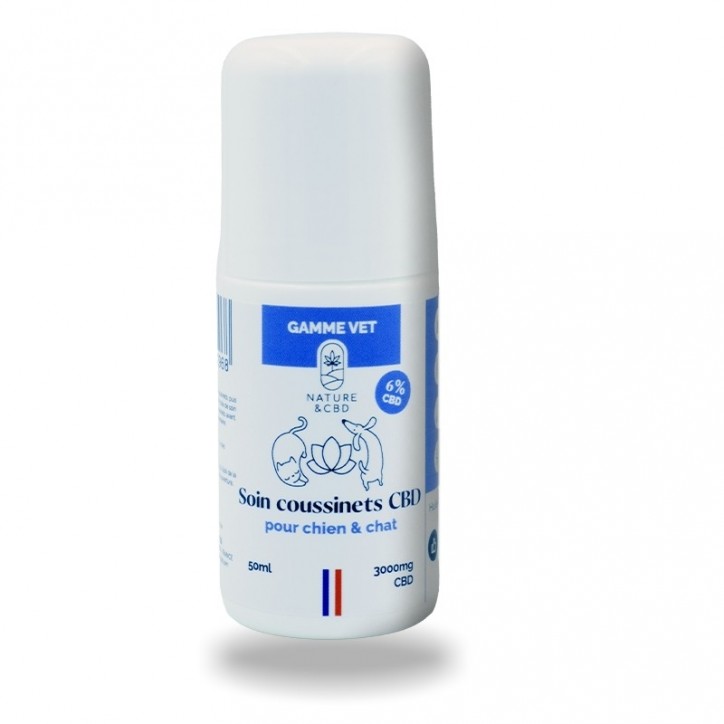Soin coussinets CBD 6% pour chien & chat - Nature & CBD Soin coussinets CBD 6% pour chien & chat - Nature & CBD
