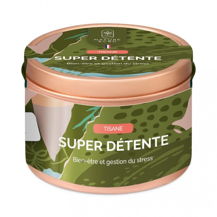Tisane Super détente CBD stress et bien-être - Nature & CBD Tisane Super détente CBD stress et bien-être - Nature & CBD