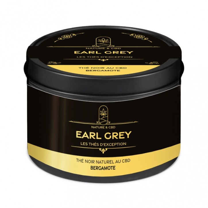 Thé noir CBD Earl Grey Bergamote - Nature & CBD Thé noir CBD Earl Grey Bergamote - Nature & CBD