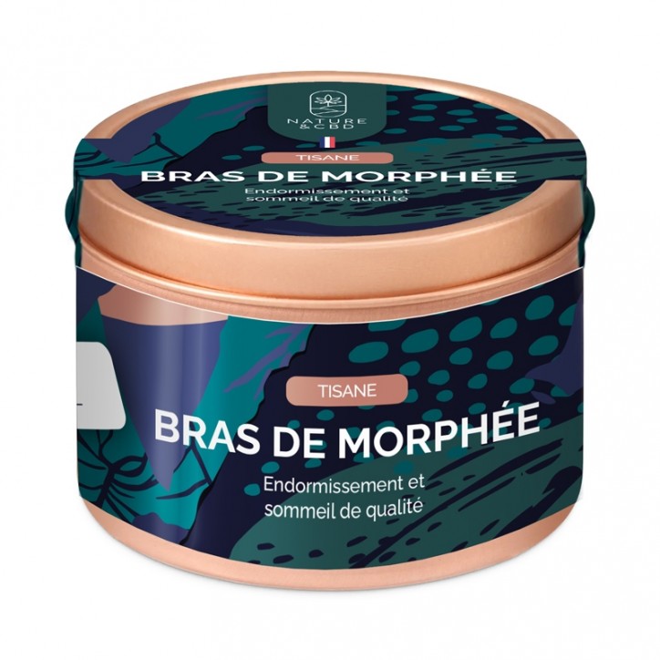 Tisane Bras de Morphée CBD endormissement et sommeil - Nature & CBD Tisane Bras de Morphée CBD endormissement et sommeil - Nature & CBD