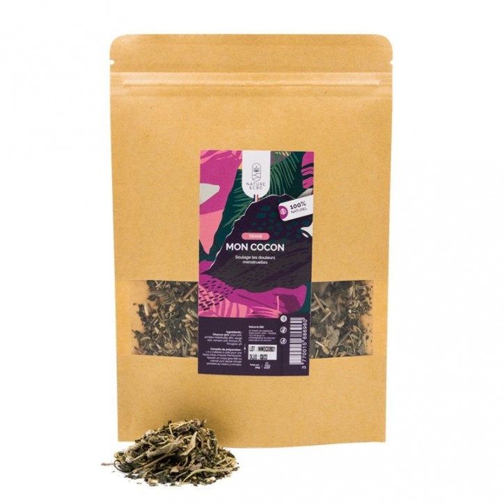 Tisane Mon cocon CBD douleurs menstruelles - Nature & CBD Tisane Mon cocon CBD douleurs menstruelles - Nature & CBD