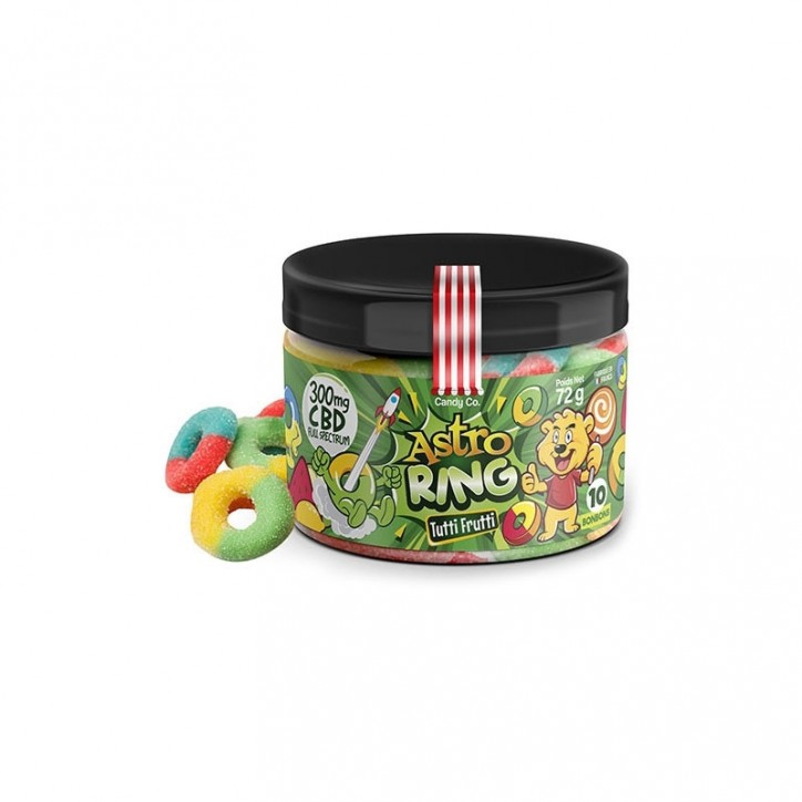 Bonbons CBD Astro Ring Tutti Frutti - Candy Co Bonbons CBD Astro Ring Tutti Frutti - Candy Co