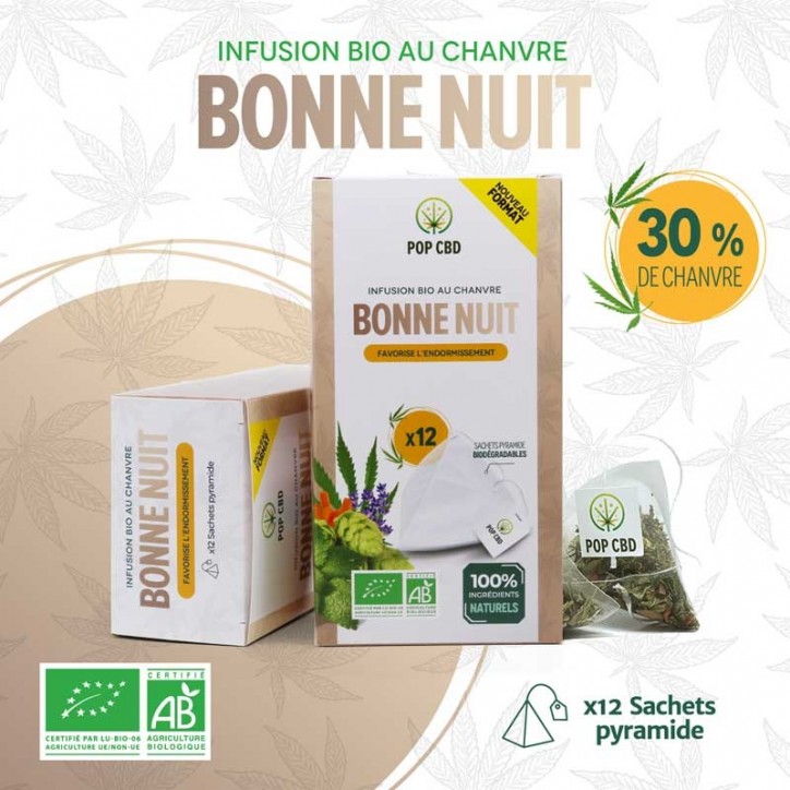 Infusion Bonne Nuit 12pcs - Pop CBD Infusion Bonne Nuit 12pcs - Pop CBD