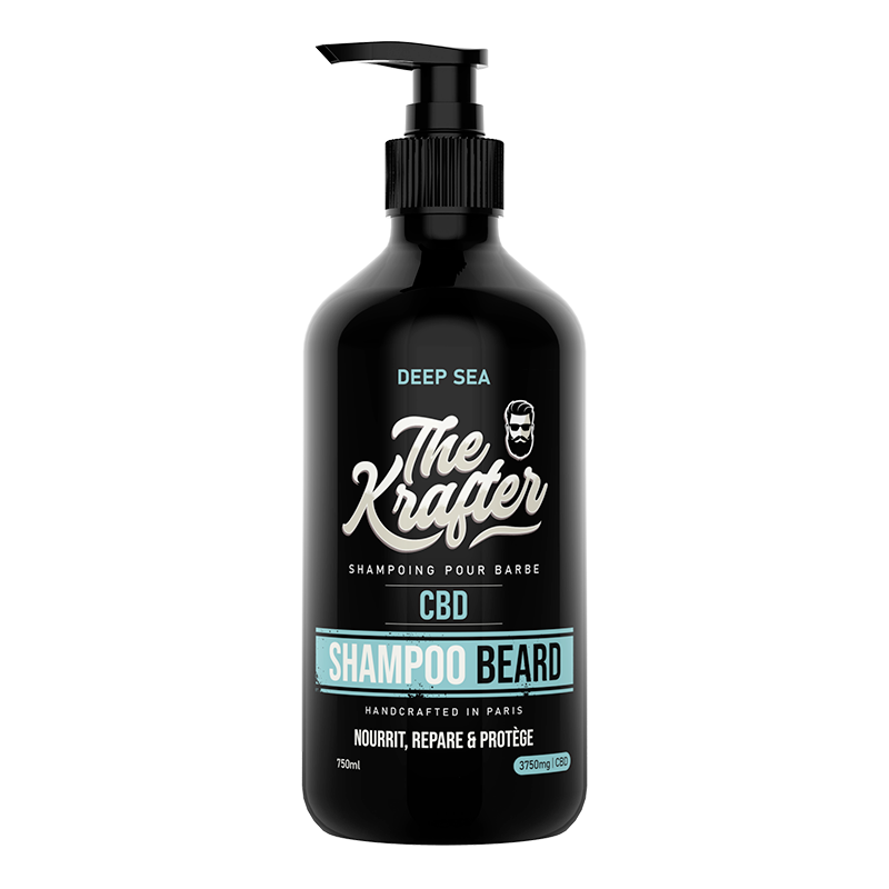 Shampoing pour barbe CBD 750ml The Krafter