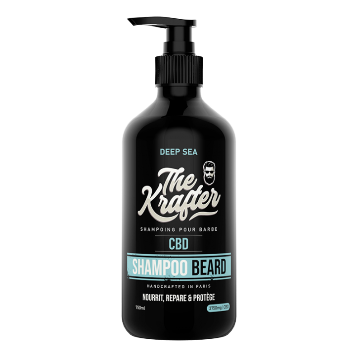 Shampoing pour barbe CBD 750ml - The Krafter Shampoing pour barbe CBD 750ml - The Krafter