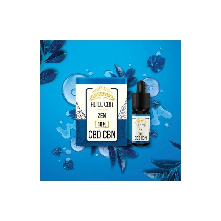 Huile CBD Zen 10ml 1000mg - Greeneo Huile CBD Zen 10ml 1000mg - Greeneo