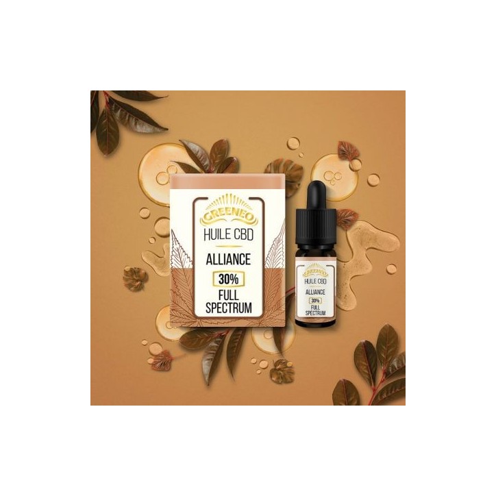 Huile CBD Alliance 10ml 1000mg - Greeneo Huile CBD Alliance 10ml 1000mg - Greeneo