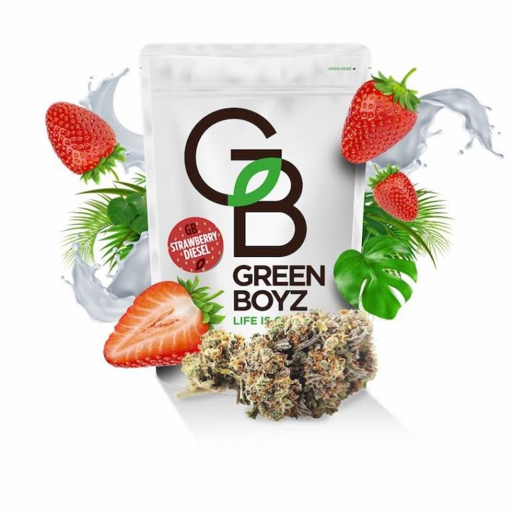 Strawberry Diesel CBD - GreenBoyz Strawberry Diesel CBD - GreenBoyz