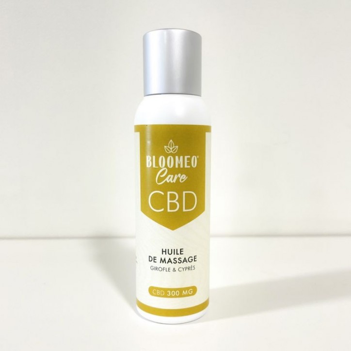 Huile de Massage CBD 300mg 100ml - Bloomeo Huile de Massage CBD 300mg 100ml - Bloomeo