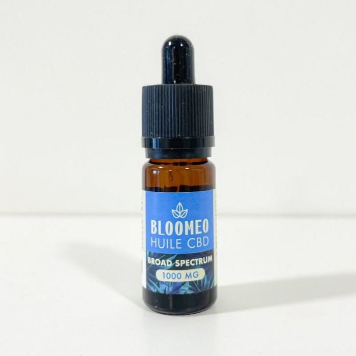 Huile CBD Broad Spectrum 10ml - Bloomeo Huile CBD Broad Spectrum 10ml - Bloomeo