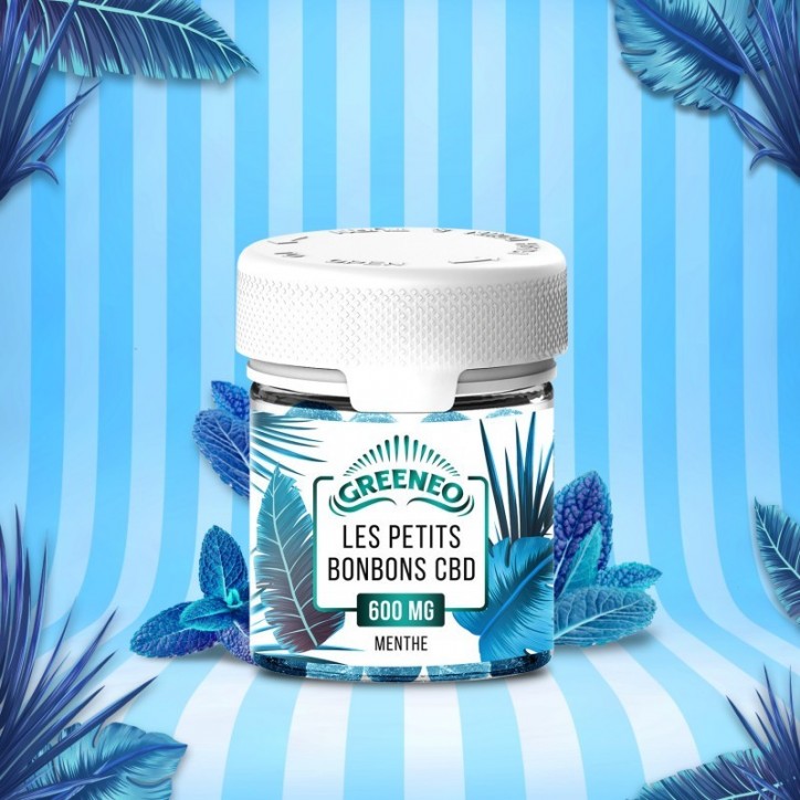 Les Petits Bonbons CBD menthe 600mg - Greeneo Les Petits Bonbons CBD menthe 600mg - Greeneo