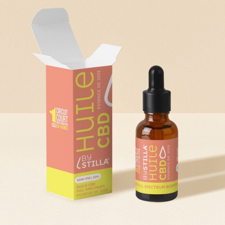 Huile de CBD Essence de joie Citron Gingembre 10ml - Stilla Huile de CBD Essence de joie Citron Gingembre 10ml - Stilla