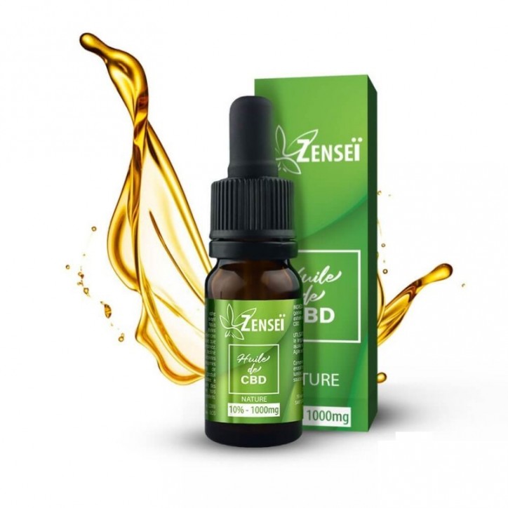 Huile de CBD Nature 1000mg 10ml - Zensei Huile de CBD Nature 1000mg 10ml - Zensei