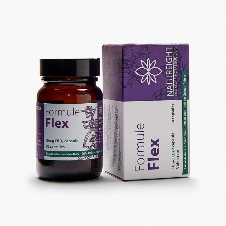 Gélules au CBD Flex inflammation/Articulations - Natureight Gélules au CBD Flex inflammation/Articulations - Natureight
