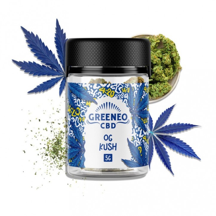Fleur de CBD OG Kush 5g - Greeneo Fleur de CBD OG Kush 5g - Greeneo
