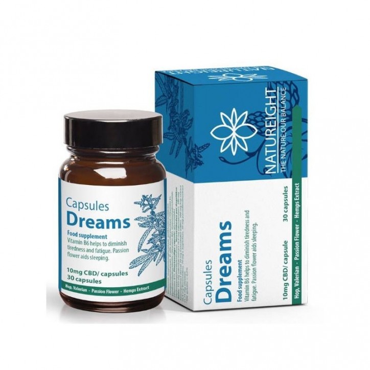 Gélules au CBD Dreams sommeil - Natureight Gélules au CBD Dreams sommeil - Natureight