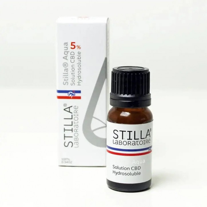 Solution Stilla Aqua CBD Hydrosoluble 500mg 10ml - Stilla Solution Stilla Aqua CBD Hydrosoluble 500mg 10ml - Stilla
