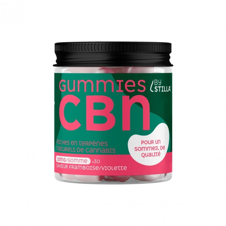 Gummies CBN Sommeil Framboise Violette 300mg 30pcs - Stilla Gummies CBN Sommeil Framboise Violette 300mg 30pcs - Stilla