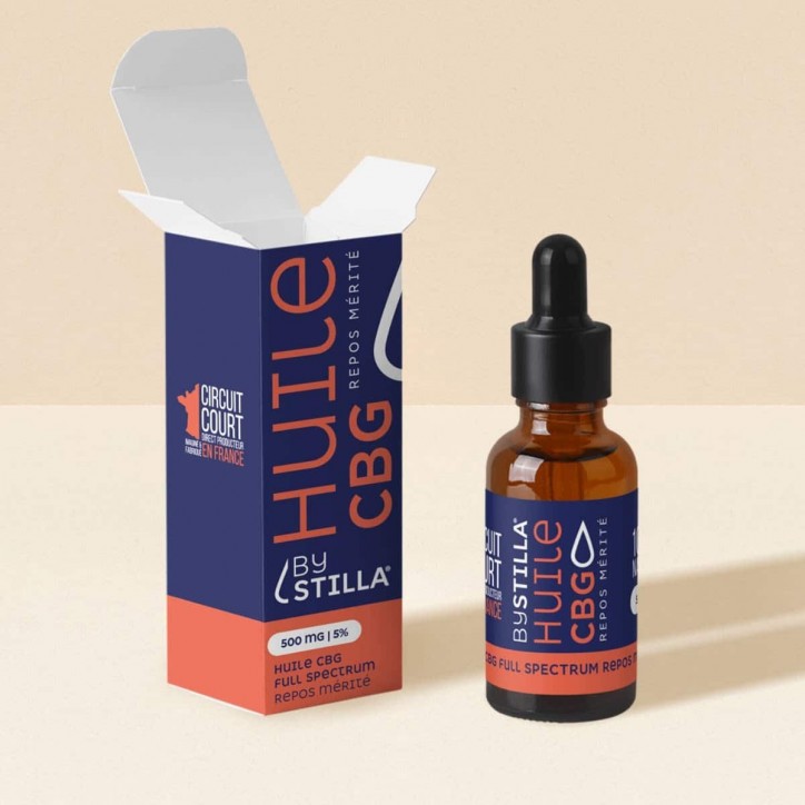 Huile de CBG Repos Mérité Choco Noisette 10ml - Stilla Huile de CBG Repos Mérité Choco Noisette 10ml - Stilla
