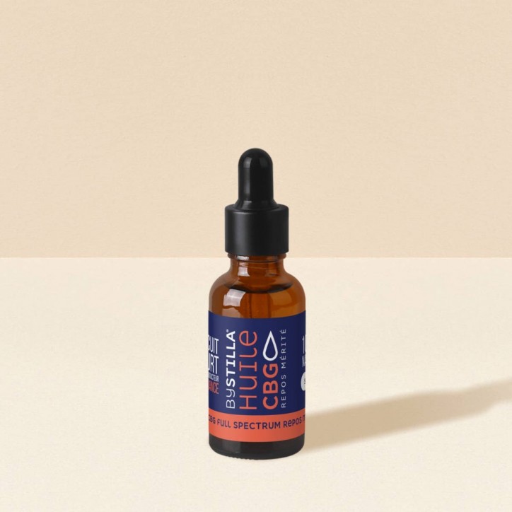 Huile de CBG Repos Mérité Choco Noisette 10ml - Stilla Huile de CBG Repos Mérité Choco Noisette 10ml - Stilla