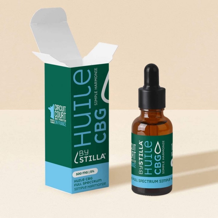 Huile de CBG Simple Harmonie Crème Vanille 10ml - Stilla Huile de CBG Simple Harmonie Crème Vanille 10ml - Stilla
