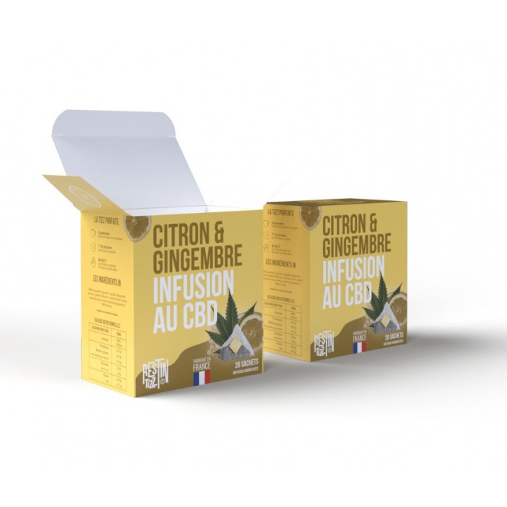 Infusettes Bio Citron Gingembre 20pcs - Tizz Stilla Infusettes Bio Citron Gingembre 20pcs - Tizz Stilla