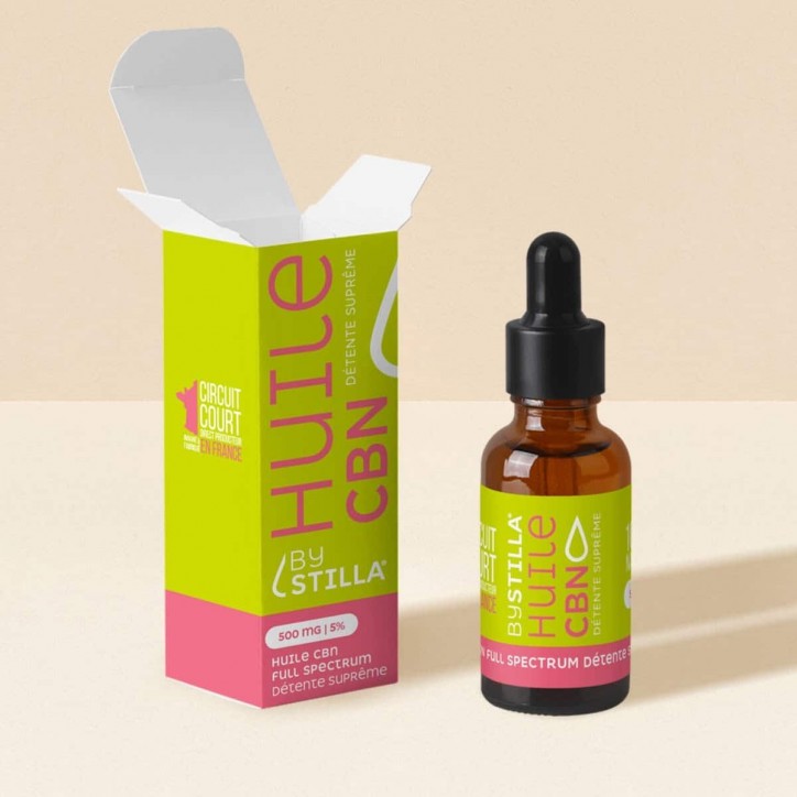 Huile de CBN Détente Suprême Pastèque Fraise 10ml - Stilla Huile de CBN Détente Suprême Pastèque Fraise 10ml - Stilla