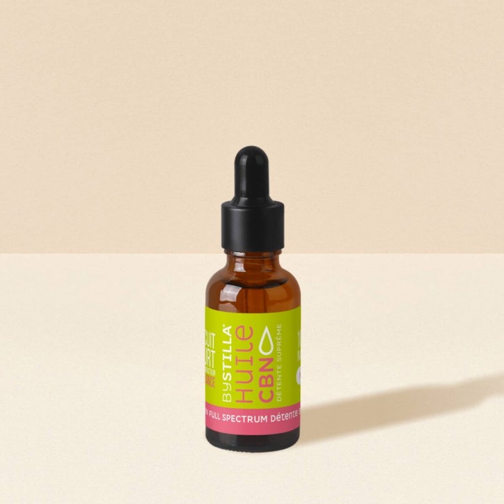Huile de CBN Détente Suprême Pastèque Fraise 10ml - Stilla Huile de CBN Détente Suprême Pastèque Fraise 10ml - Stilla