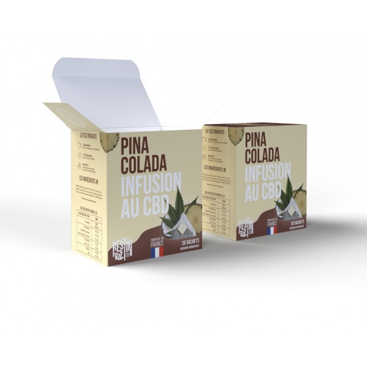 Infusettes Bio Pina Colada 20pcs - Tizz Stilla Infusettes Bio Pina Colada 20pcs - Tizz Stilla