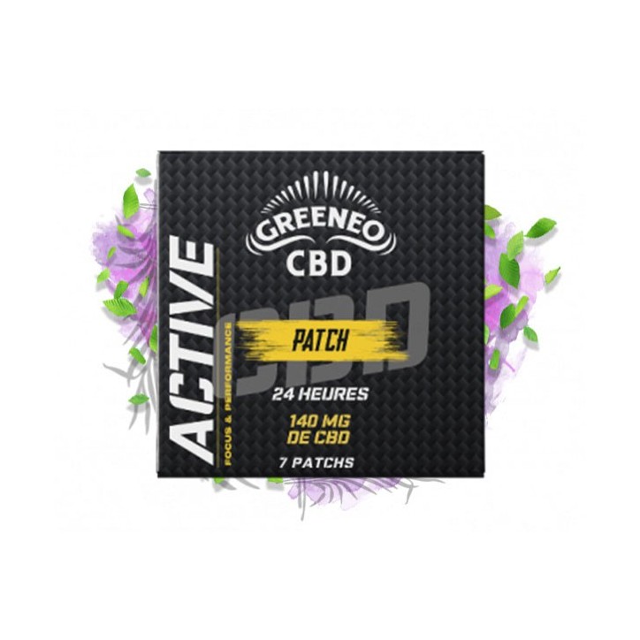 Patch 24h Active CBD 140mg - Greeneo Patch 24h Active CBD 140mg - Greeneo